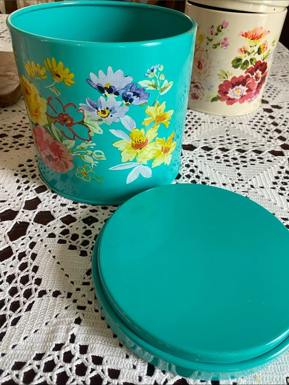 Pioneer Woman Garden Meadow Canister Set of 3
